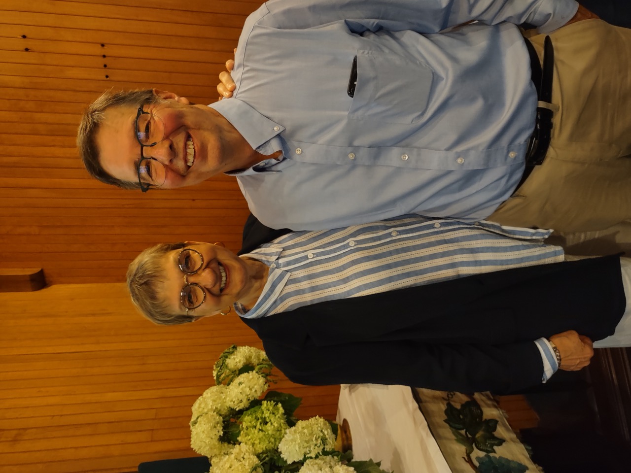 Lucinda Chodan and Dave Clarke
